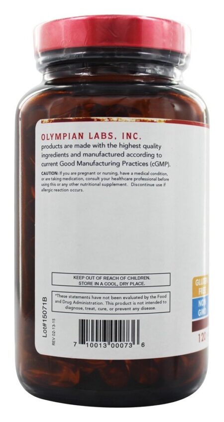 Omega - 3 óleos de peixe Naturopática Divisão 2000 mg. - 120 Softgels Olympian Labs - Image 3