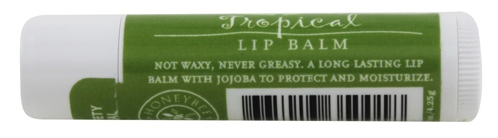 Lip Balm Tropical - 0.15 oz. Honeybee Gardens