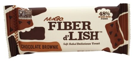 Fibra d'lish Bar Chocolate Bolo de chocolate - 1.6 oz. NuGo Nutrition