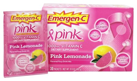 Emergen-C Pink Vitamina C Para Mais Energia 1000 mg. - 30 Pacotes (s) Alacer