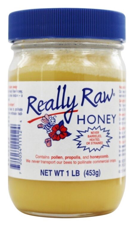 Mel sem pesticidas (16 oz.) (453g) - 1 lb. Really Raw Honey