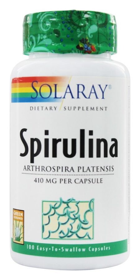 Spirulina 410 mg. - Cápsulas 100 Solaray