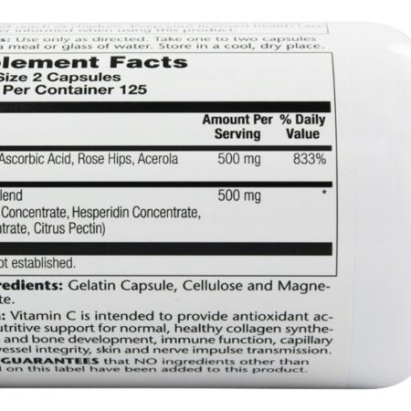 Super Bio-Plex Vitamin C Bioflavonóides 500 mg. - Cápsulas 250 Solaray - Imagem 2
