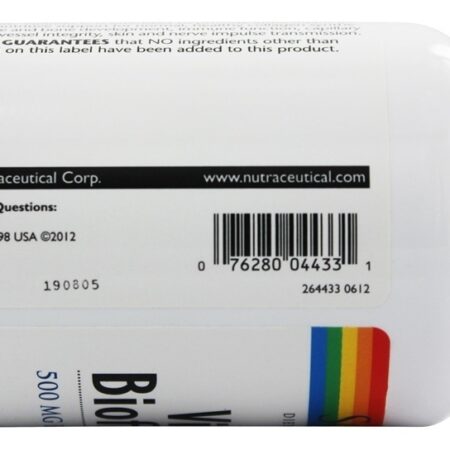 Super Bio-Plex Vitamin C Bioflavonóides 500 mg. - Cápsulas 250 Solaray - Imagem 5