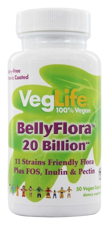 BellyFlora 20 Bilhão - Cápsulas vegetarianas 50 VegLife