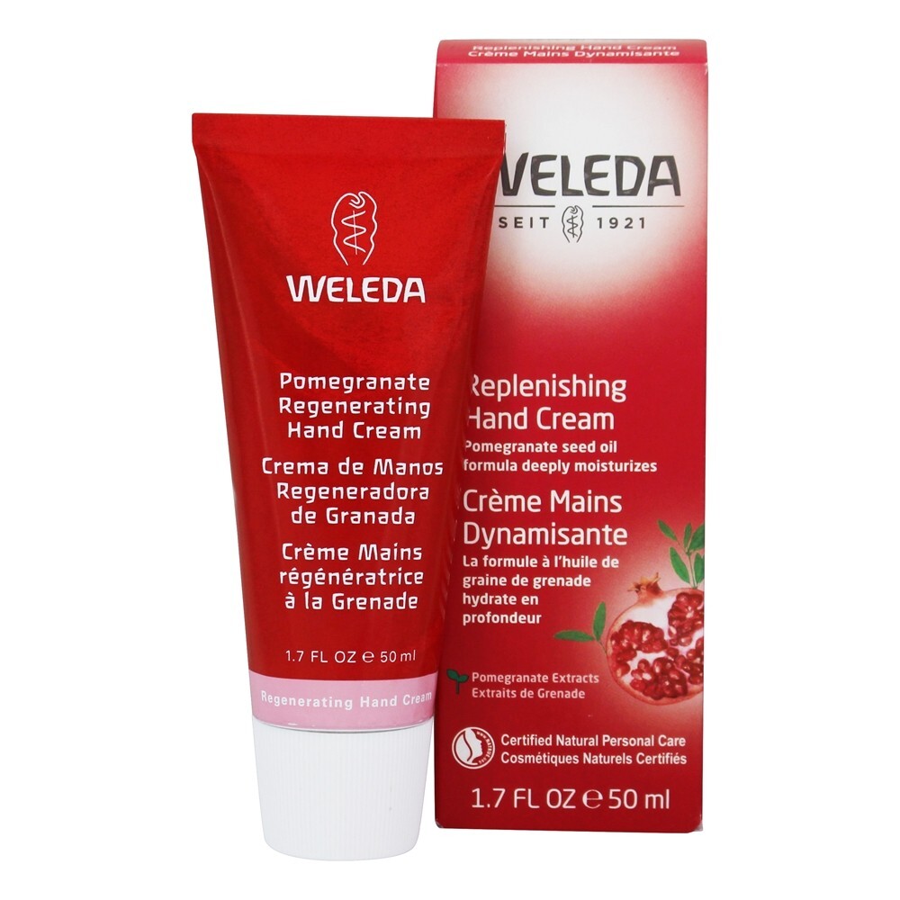 Reabastecimento de Cremes para as Mãos Extractos de Romã - 1.7 fl. oz. Weleda