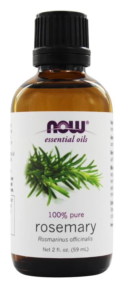 Óleo Essencial de Alecrim 100% Pure - 2 fl. oz. NOW Foods