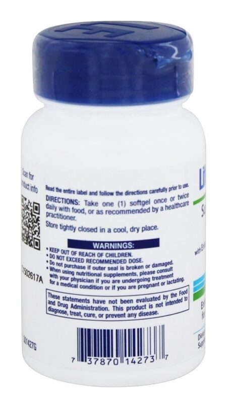 CoQ10 Super Ubiquinol com Suporte Mitocondrial Avançado 50 mg. - 30 Softgels Life Extension - Image 3