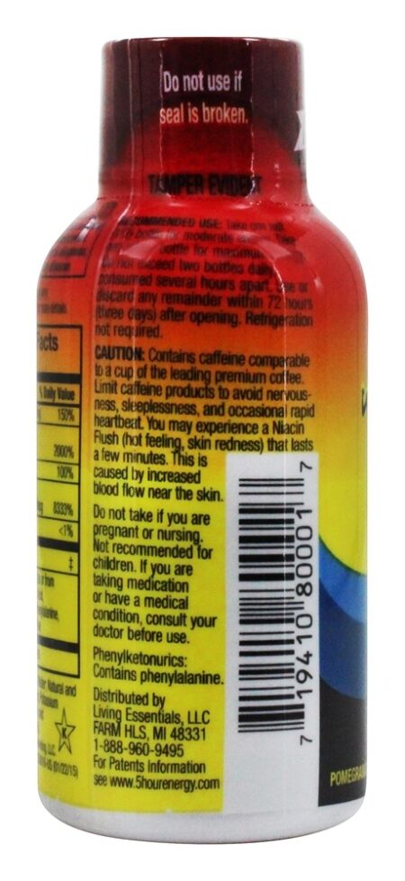 Romã de Força Regular de Tiro Energético - 1.93 fl. oz. 5-Hour Energy - Image 3