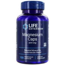 Cápsulas de Magnésio 500 mg. - Cápsulas vegetarianas 100 Life Extension