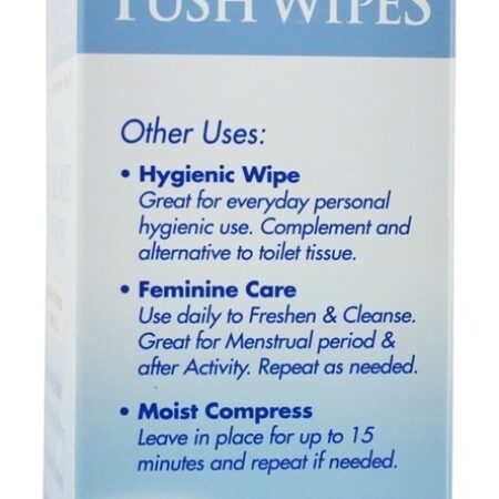 Toalhetes úmidos Flushable individuais do Tush medicados - 24 Pacotes (s) Pure Touch Skin Care - Imagem 3