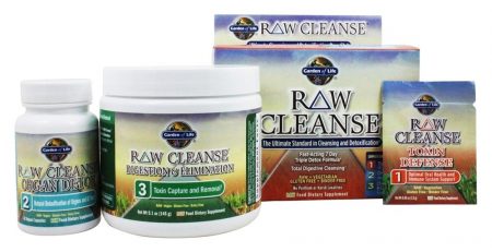 Kit de etapas de limpeza RAW 3 Garden of Life