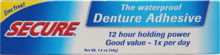 SECURE Denture Adhesive -- 1.4 oz