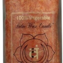 Vela Aromática Aloha Bay Chakra Jar Love Svadhishthana Laranja 1 unidade - Para Equilíbrio Energético e Bem-Estar