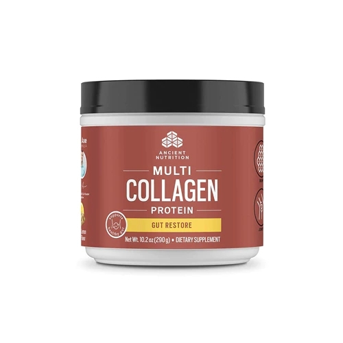 Ancient Nutrition Multi Collagen Proteína para Restauração Intestinal Sabor Limão e Gengibre - 292g