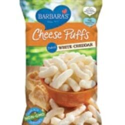 Barbara's Baked Cheese Puffs White Cheddar 156g: O Lanche Crocante e Delicioso!
