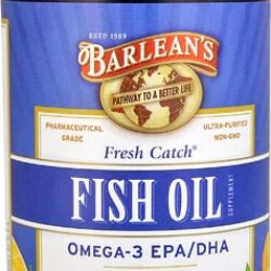 Barlean's Fresh Catch® Óleo de Peixe Laranja - 250 Cápsulas Gelatinosas - Saúde Cardiovascular e Bem-Estar