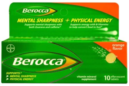 Bayer Berocca® Orange -- 10 Effervescent Tablets