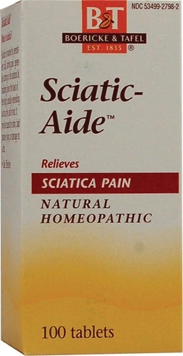 Boericke & Tafel Sciatic-aide™ 100 Comprimidos: Alívio Natural para Ciática e Dor Nervosa