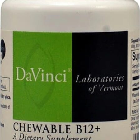 DaVinci Laboratories Vitamina B12 Mastigável – 1000 mcg – 100 Comprimidos – Energia e Bem-Estar — foto 1