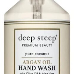 Sabonete Líquido Deep Steep Óleo de Coco e Argan Puro - 521ml: Hidratação Profunda e Limpeza Suave