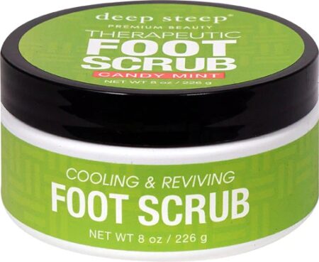 Deep Steep Therapeutic Foot Scrub Candy - Mint -- 9 oz