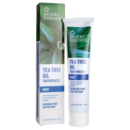 Desert Essence Natural Tea Tree Oil Toothpaste Mint -- 6.25 oz