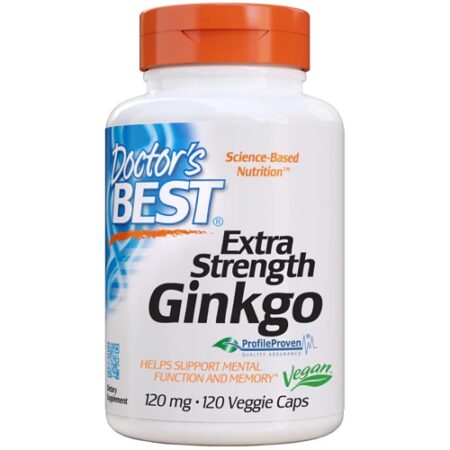 Doctor's Best Extra Strength Ginkgo -- 120 mg - 120 Vegetarian Capsules