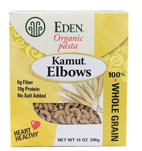 Massa Integral Orgânica Kamut Eden Foods Cotovelo 400g - Nutrição e Sabor Autênticos