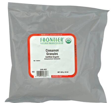 Frontier Natural Products Organic Cinnamon Granules -- 16 oz