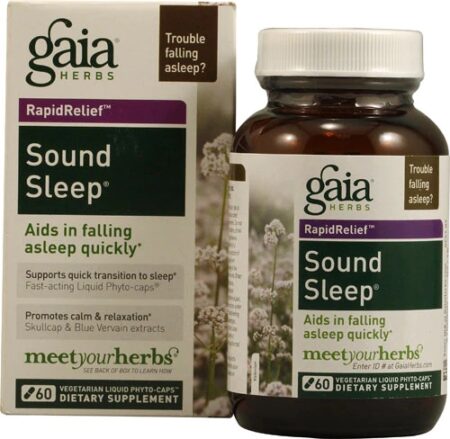 Gaia Herbs Sound Sleep® -- 60 Vegan Liquid Phyto-Caps