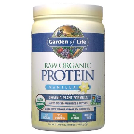 Garden of Life RAW Organic Protein Plant Formula Vanilla -- 21.86 oz