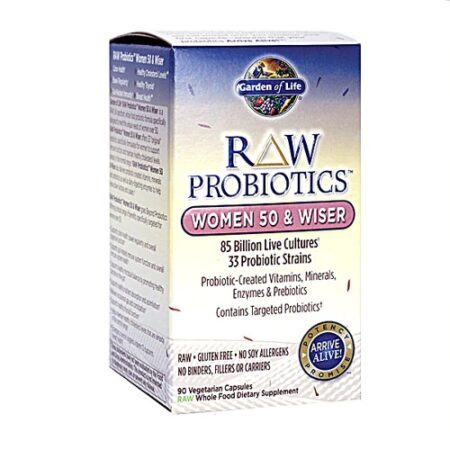 Garden of Life RAW Probiotics™ Women 50 and Wiser -- 85 billion - 90 Vegetarian Capsules