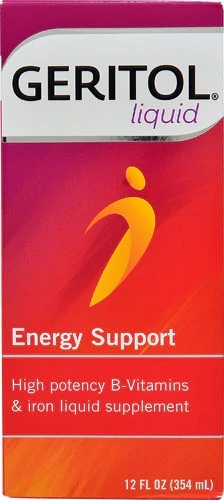 Geritol Líquido Suporte de Energia Vitamina B Ferro 355ml
