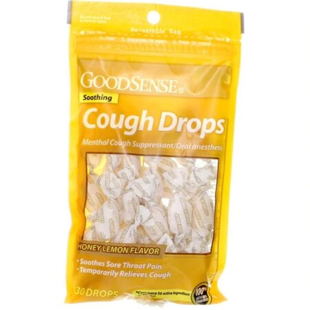 Good Sense Cough Drops Honey Lemon -- 30 Drops