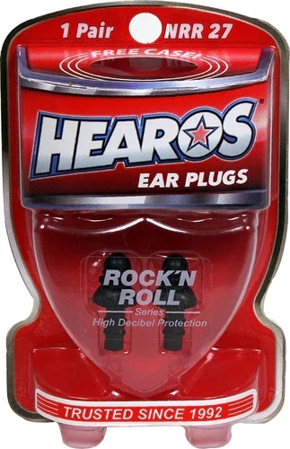 Protetores Auriculares Hearos Rock'N Roll Series - 1 Par: Segurança Auditiva Premium para Músicos e Amantes de Música