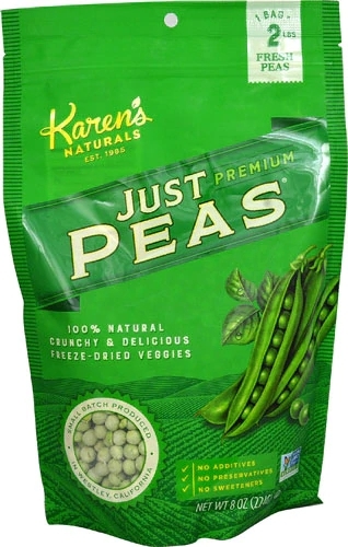 Karen's Naturals Just Peas 227g - Snack Natural de Ervilhas