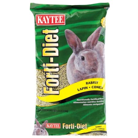 Kaytee Forti-Diet Rabbit Nutritionally Fortified Food -- 10 lb