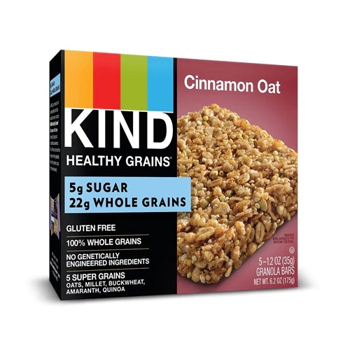 Barras de Granola Kind Healthy Grains Canela e Aveia - 30 Unidades Original