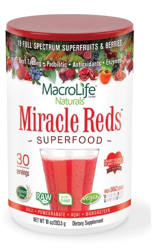 Macro Life Naturals Miracle Reds Berry - 283g: O Poder das Superfrutas para Sua Saúde