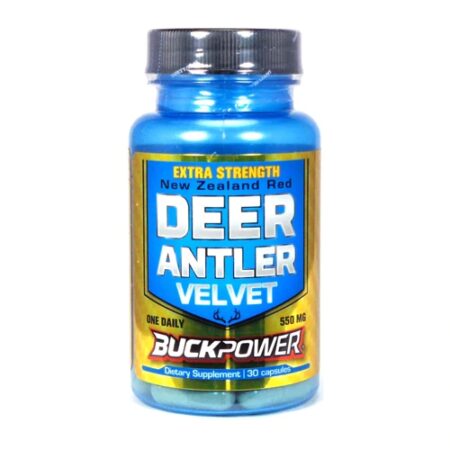 Natural Sport Extra Strength New Zealand Red Deer Antler Velvet Dietary Supplement -- 550 mg - 30 Capsules