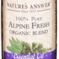 Óleo Essencial Puro Orgânico Nature's Answer Alpine Fresh 15ml - Bem-Estar Natural Holístico