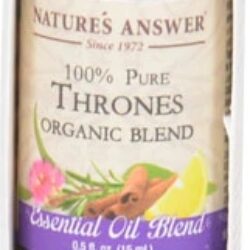 Óleo Essencial Puro Orgânico Nature's Answer Thrones 15ml - Bem-Estar e Purificação