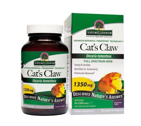 Nature's Answer Cat's Claw -- 1350 mg - 90 Vegetarian Capsules