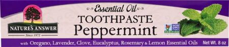 Nature's Answer Essential Oil Toothpaste Peppermint -- 8 oz