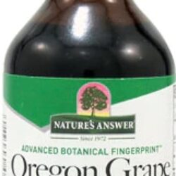 Oregon Grape Nature's Answer 1000mg - Extrato de Raiz Líquido 59ml (2 fl oz) - Saúde Hepática e Digestiva