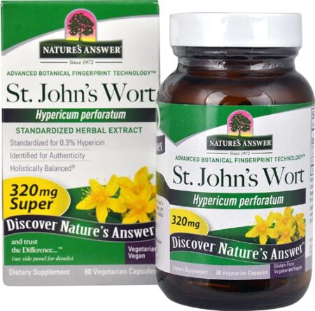 Nature's Answer St John's Wort -- 60 Vegetarian Capsules