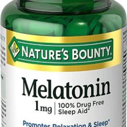 Nature's Bounty Melatonina 1 mg - 180 Comprimidos: Seu Aliado para um Sono Reparador