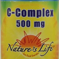 Nature's Life C-Complex 500 mg - 100 Tablets: Sua Dose Essencial de Vitamina C e Bioflavonoides para Imunidade e Vitalidade