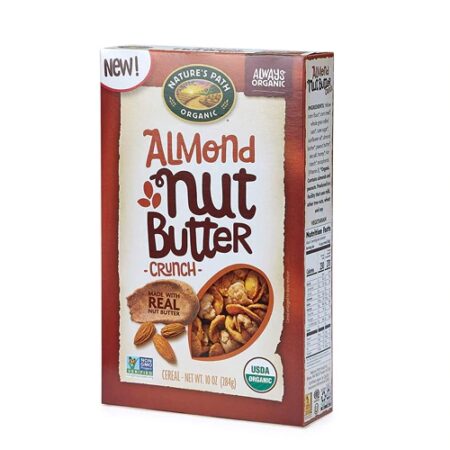 Nature's Path Organic Cereal Nut Butter Almond Crunch -- 10 oz